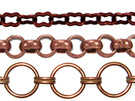 Antique Copper Finish Chains